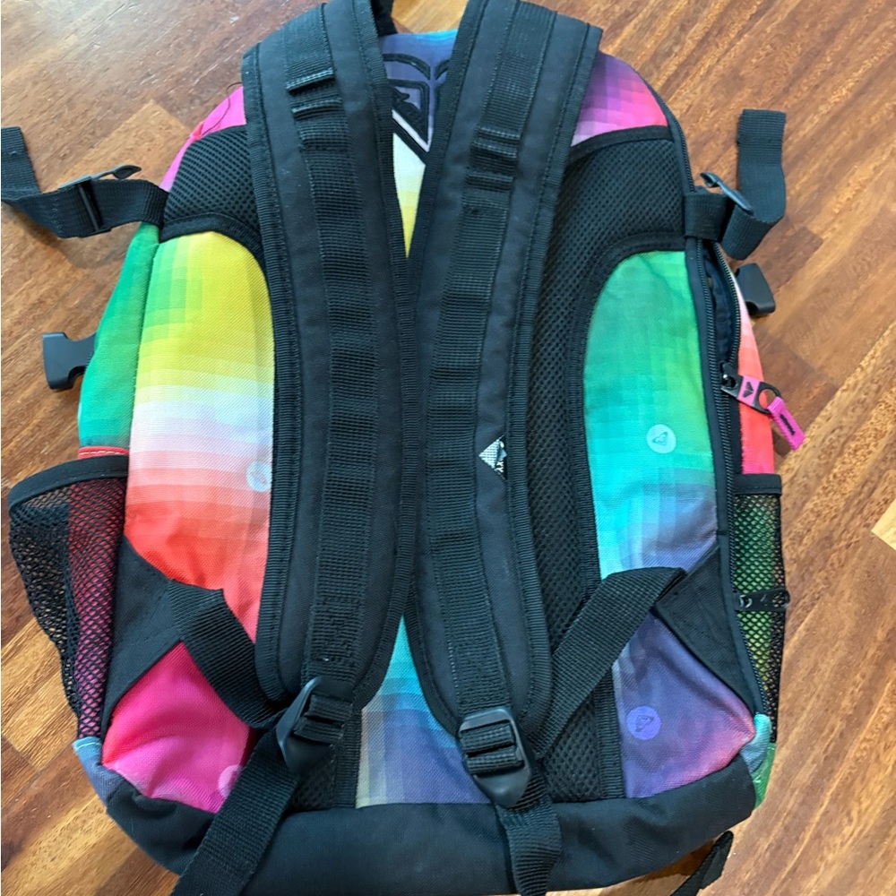 Roxy Colorful Striped Backpack - Picture 2 of 5